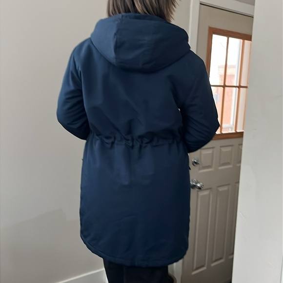 ❤️Tommy Hilfiger utility style winter jacket women’s M navy - Picture 4 of 15